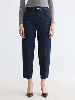 Slim Mom Kad?n Jean Pantolon