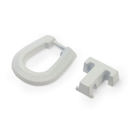 Цена за 3 шт. Ручка-кнопка мебельная CAPPIO EARRING, алюминий, белый