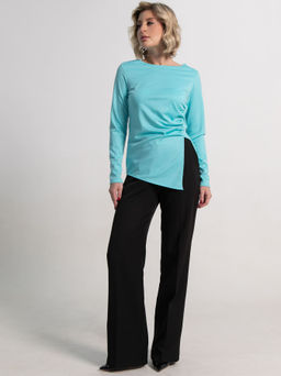 Блуза Тильда (бирюзовая) Б15268-50М - Lt collection фото 6