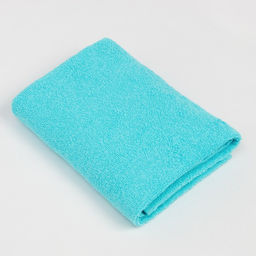 Полотенце махровое«Экономь и Я», 50×90 см, хлопок 100%, голубое