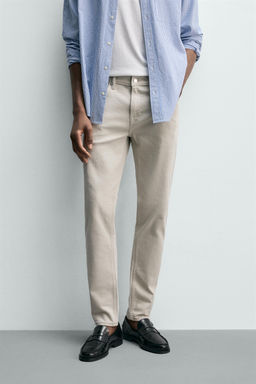 JEANS SLIM FIT B?SICO / Crudo - Zara фото 2