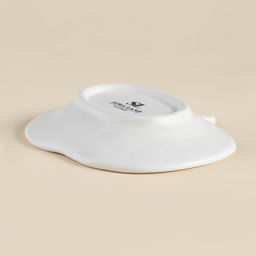 Тарелка SL Home «Осенний бриз», 13×11 см, доломит, белая