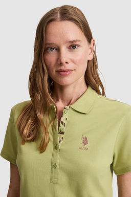 Kad_n Ye_il Polo Yaka Basic Ti__rt