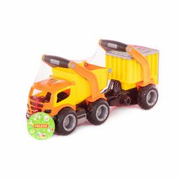 ГрипТрак, автомобиль-самосвал с полуприцепом (в сеточке) - Полесье фото 10