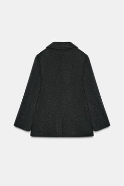 DOUBLE-BREASTED WOOL BLEND BLAZER ZW COLLECTION - Zara фото 8