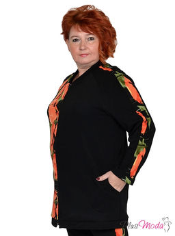 Толстовка Модель №1417 размеры 44-84 - Plusmoda фото 4