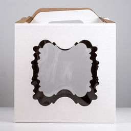 Цена за 5 шт. Кондитерская упаковка,2 окна, 30 х 30 х 30 см - UPAK LAND фото 2