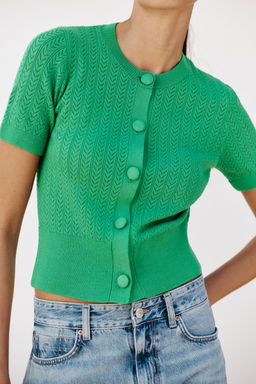 POINTELLE KNIT TOP - Zara фото 12