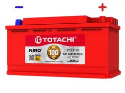 АКБ TOTACHI NIRO MF 60038 VLR 100а/ч поляр. обратная 0 (JIS L)