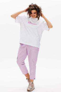 Костюм Michel Chic 1414 белый, лаванда