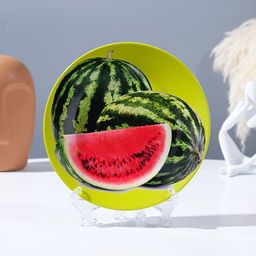 Тарелка декоративная Арбузики, настенная, D = 17,5 см