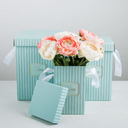 Набор коробок 3 в 1 Счастье, 10 18, 14 23, 17 25 см