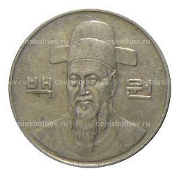 100 вон 1990 года Южная Корея