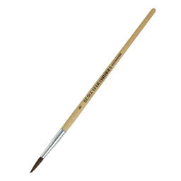 Цена за 10 шт. Кисть для рисования, белка, № 5, круглая, деревянная ручка, международный размер