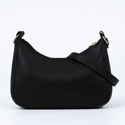 Сумка багет из искусственной кожи,19х15х6.5 см, чёрный цвет - Nazamok фото 2