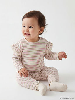 K?z Bebek ?izgili Ti??rt ve Tayt