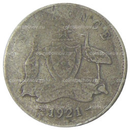 6 пенсов 1921 года Австралия
