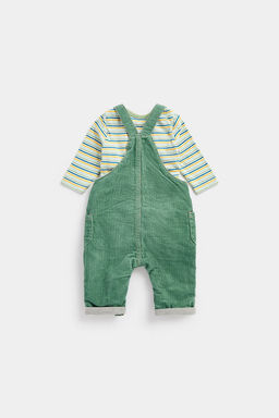 Mothercare / Полукомбинезон вельветовый и боди в комплекте