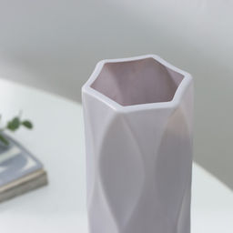 Ваза для цветов, пластик, 7×7×20.8 см, зелёная