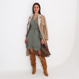 Сумка-тоут на молнии, цвет коричневый - Simaland фото 10