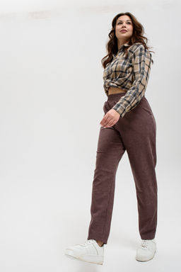 Брюки Натали микровельвет в ассортименте фото 59