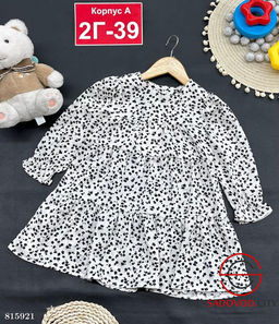 Платье для девочки с принтом