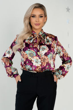 Блуза Open Style 6021 бордовый