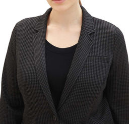 Блейзер, черно-серый - Tom tailor фото 6