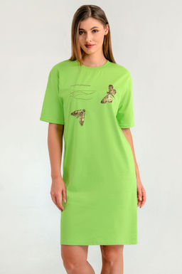 Арт. 4044 Туника женская 44-54 (6 шт) Цвет:салатовый