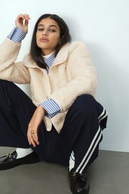 Chaqueta de borreguito con cuello - H&m фото 3