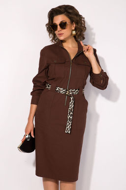 Платье Liliana 1416Н шоколад  фото 5