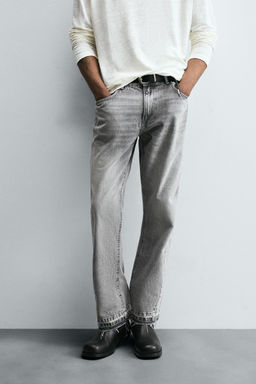 JEANS FLARE FIT / Gris - Zara фото 12