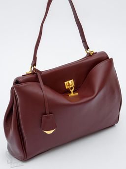 Сумка женская кожаная 2094YJ wine red Polina&Eiterou