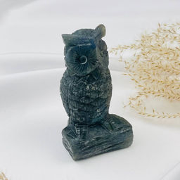 Статуэтка Сова из Лабрадора - Радуга самоцветов фото 2