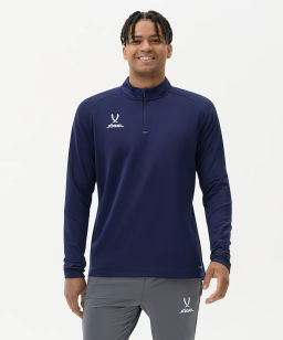 Джемпер тренировочный JOGEL PREMIER PerFormDRY Training 1/4 Zip Fleece Top, темно-синий  фото 8