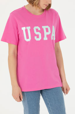 Женская розовая базовая футболка Неожиданная скидка в корзине - U.s. polo assn фото 6