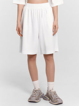 Комплект женский белый с принтом и надписью "Osaka 87"