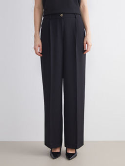 Beli Lastikli Geni? Pa?a Kad?n Pileli Pantolon