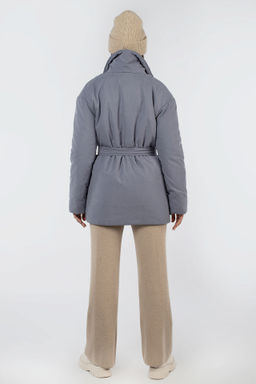 05-2119 Куртка женская зимняя (пояс) - El podio фото 6