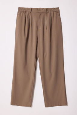 TRENDYOL MAN Buyuk Beden Siyah Bol Wideleg Kumas Pantolon TMNAW25AR00000 - Trendyolmilla фото 3