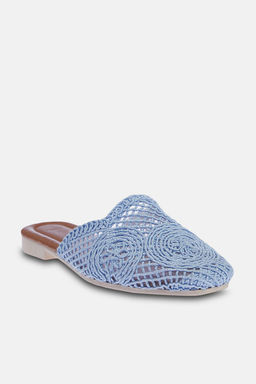 Trendyol Shoes Siyah Orgu Detayl? Kad?n Mule Terlik TAKSS24TE00000 - Trendyolmilla фото 3