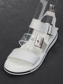 08-FED26-1PD WHITE Босоножки женские (натуральная кожа)