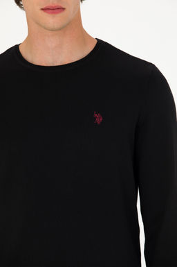 Свитер мужской U. S. Polo Assn Basic черный из хлопка - U.s. polo assn фото 21