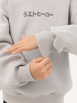 Анорак для мальчиков светло-серый с печатью - Mark formelle фото 6