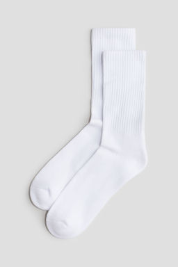 Pack de 5 calcetines acanalados en tejido de rizo