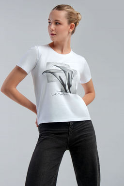 Арт. 3748 Футболка женская 42-50 - 5+3 фото 2