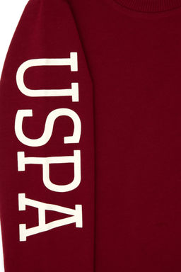 Erkek _ocuk Bordo Basic Sweatshirt Sepette S_rpriz _ndirim - U.s. polo assn фото 11