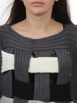 901 GRAY Кофта женская (65% хлопок, 35% полиэстер)
