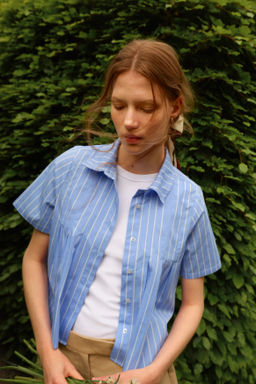 Camisa de popelina con pliegues - H&m фото 5
