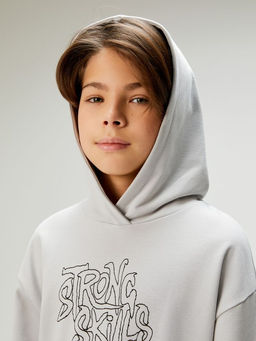 ACOOLA / Джемпер детский для мальчиков Jena серый  фото 4